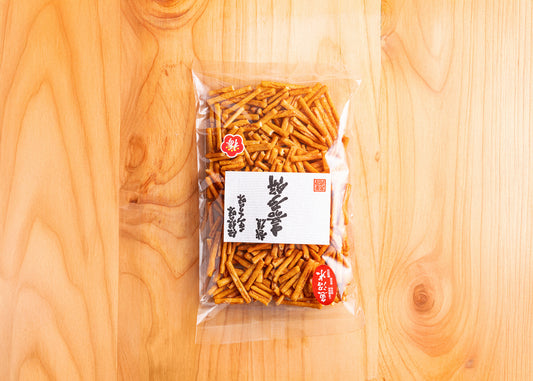 Senbei Crackers Umedayori 100gr - Crackers de riz à la saveur de prune salé